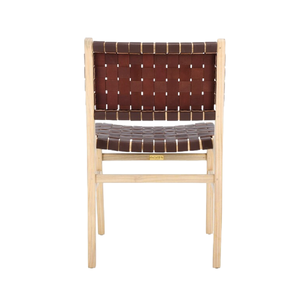 Lea Dining Chair in Cognac - Set of 2