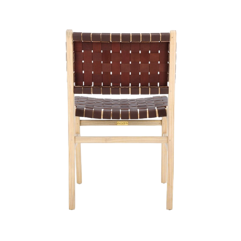 Lea Dining Chair in Cognac - Set of 2