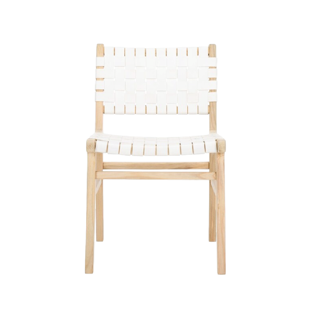 Lea Dining Chair in White - Set of 2