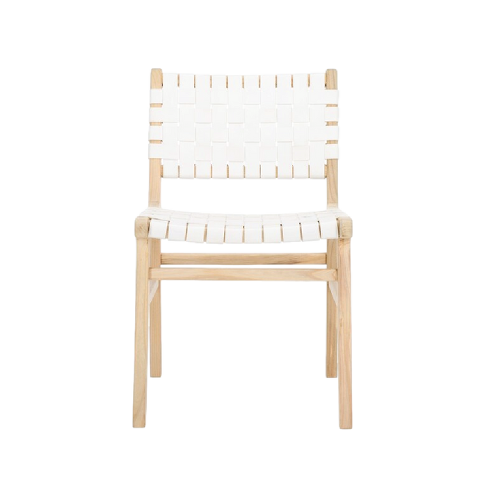 Lea Dining Chair in White - Set of 2