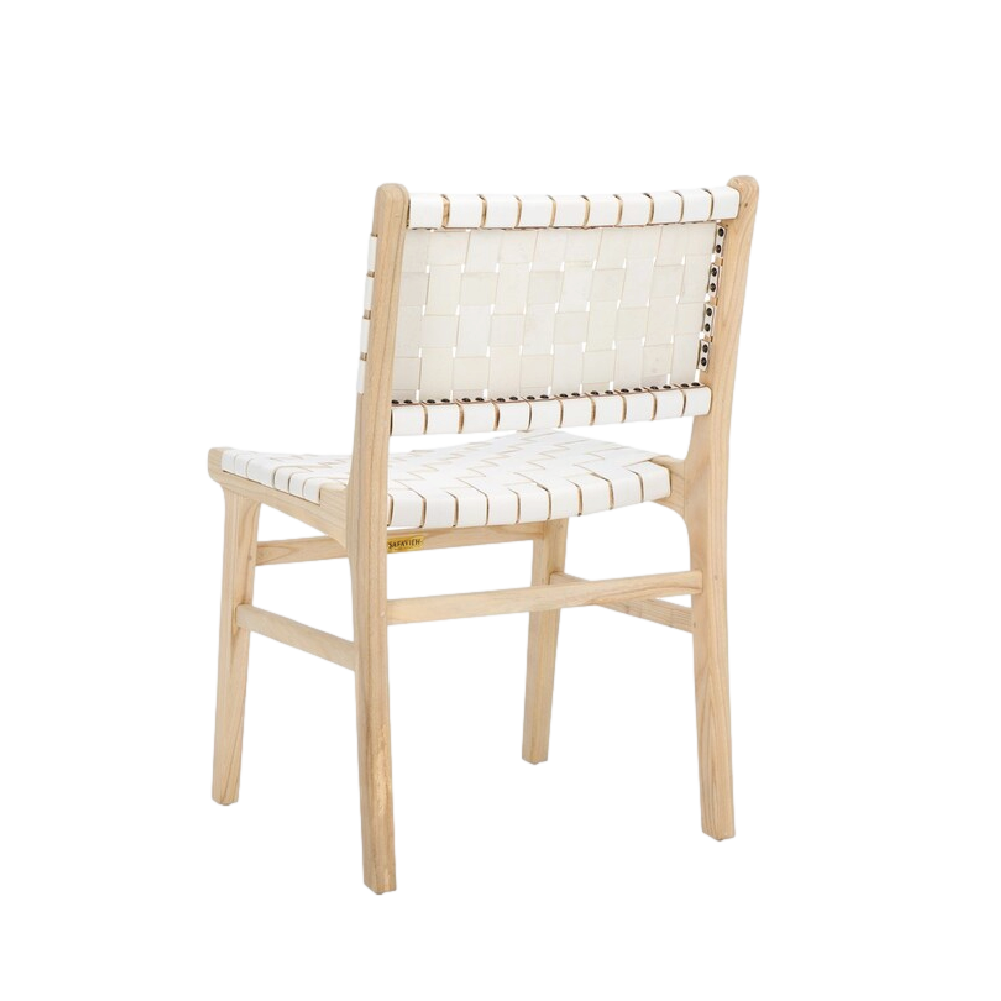 Lea Dining Chair in White - Set of 2