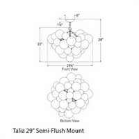 Talia Semi-Flush Mount