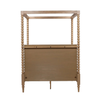 Vivienne Canopy Bed - Natural