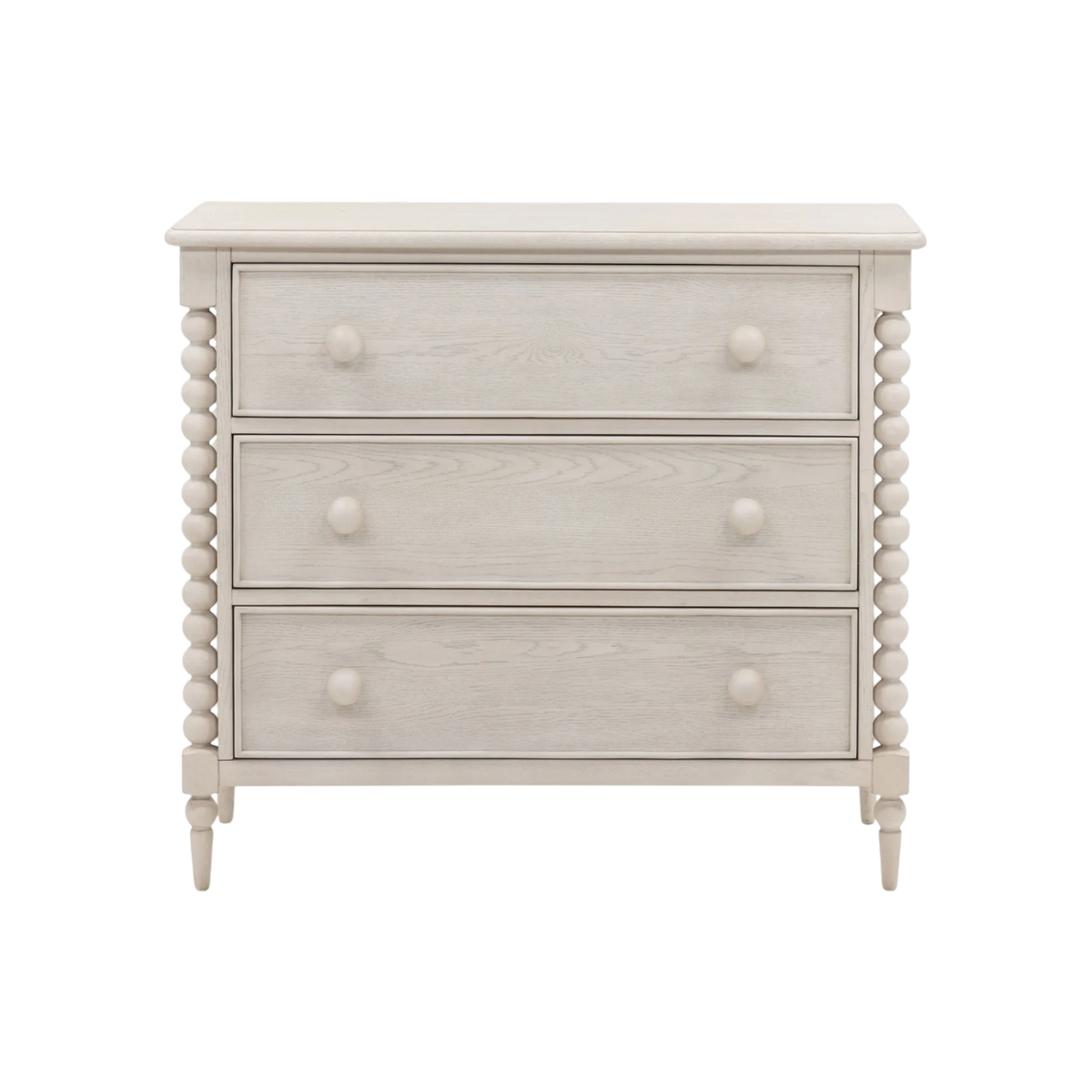 Vivienne Three-Drawer Dresser - Whitewash