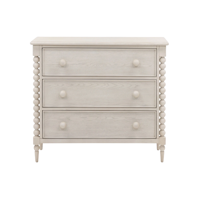 Vivienne Three-Drawer Dresser - Whitewash