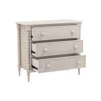 Vivienne Three-Drawer Dresser - Whitewash