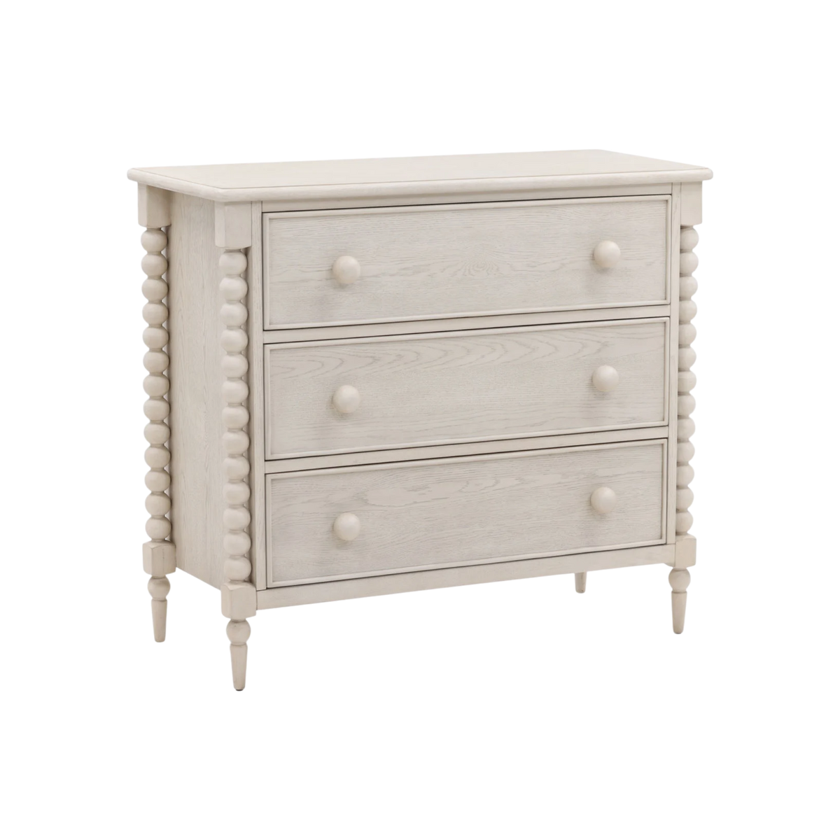 Vivienne Three-Drawer Dresser - Whitewash