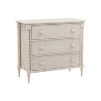 Vivienne Three-Drawer Dresser - Whitewash