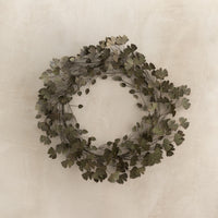 Winterleaf Metal Wreath