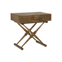 Zanta Nightstand - Saddle Brown