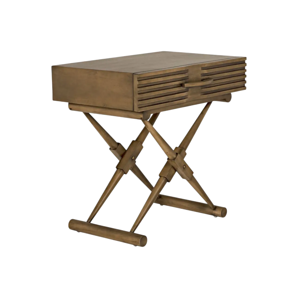 Zanta Nightstand - Saddle Brown