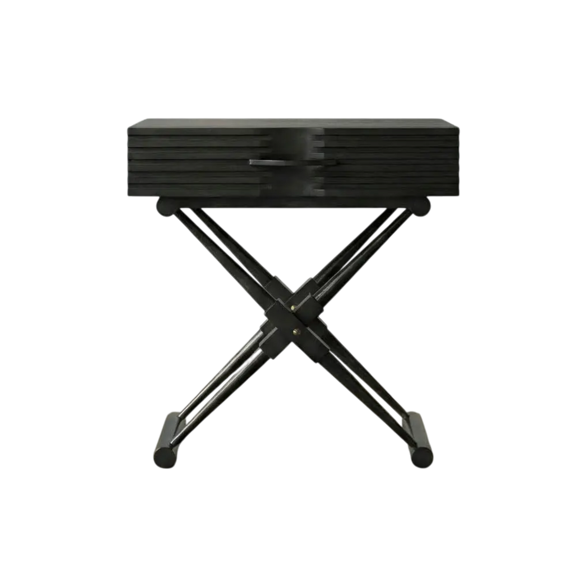 Zanta Nightstand - Pale Black