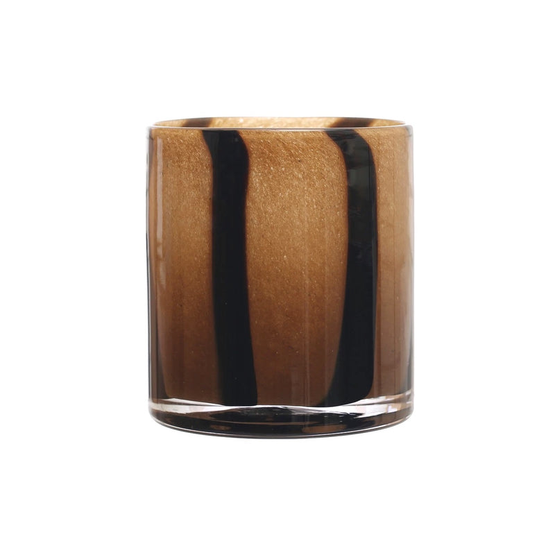 Mocha Striped Cylinder