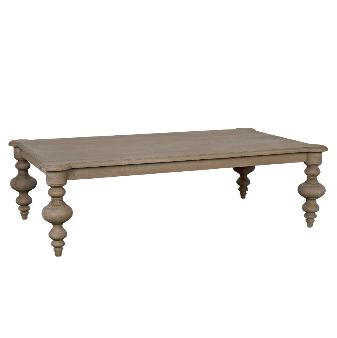 Graff Coffee Table - Weathered Mahogany