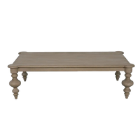 Graff Coffee Table - Weathered Mahogany