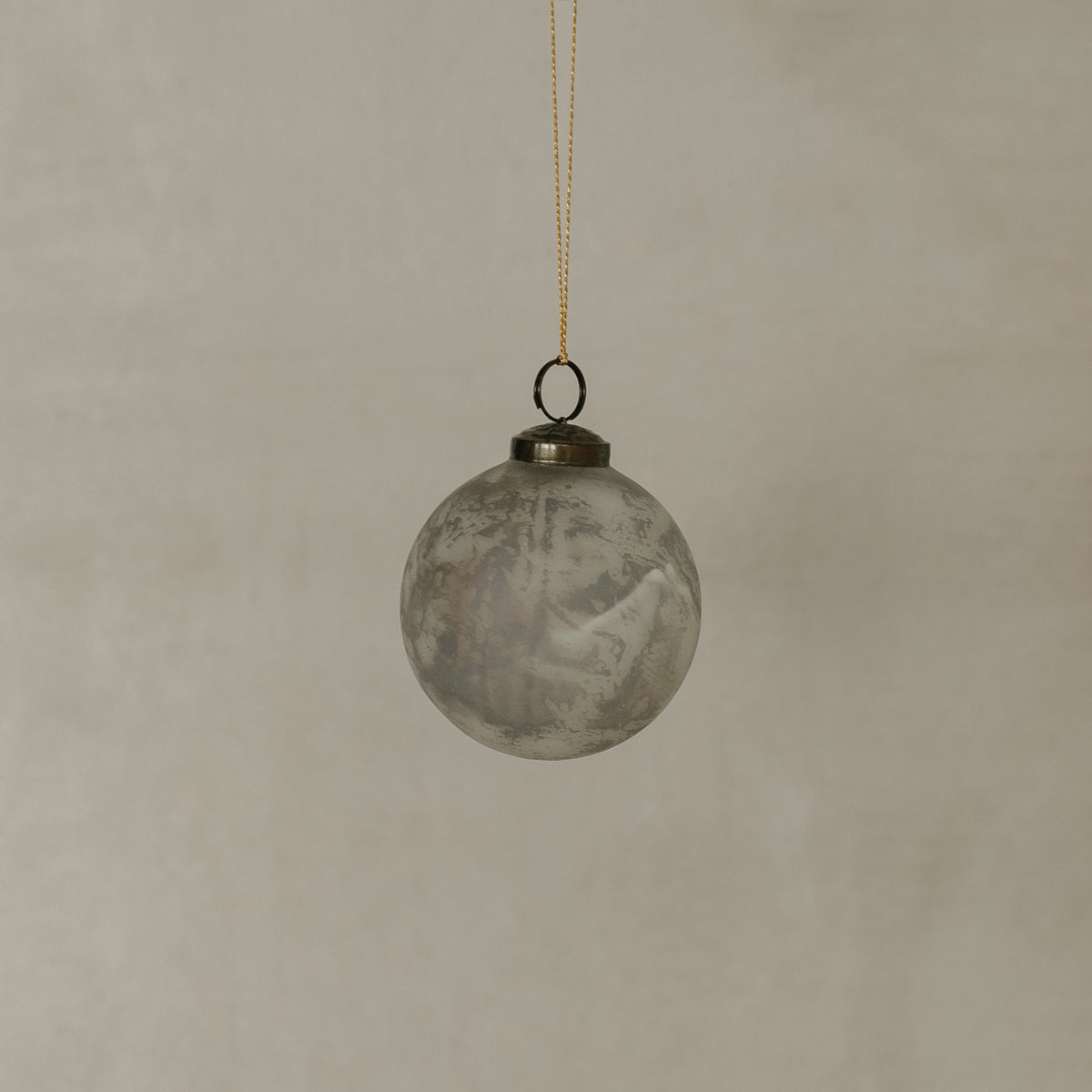 Antique Marbled Glass Ornament