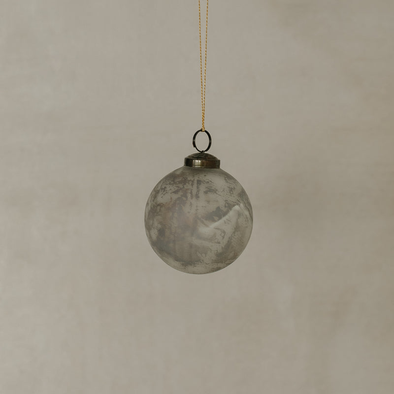 Antique Marbled Glass Ornament