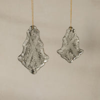 Antique Silver Glass Ornament