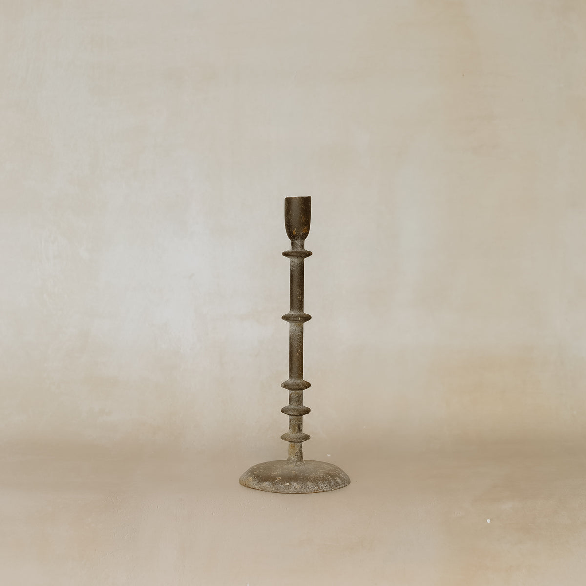Augustus Iron Candle Holder - Short