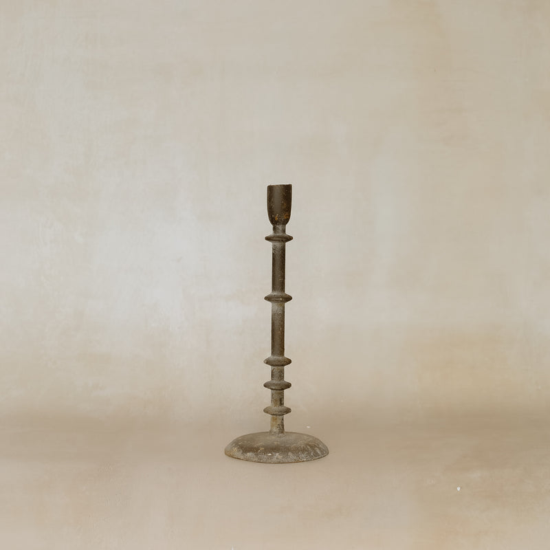 Augustus Iron Candle Holder - Short