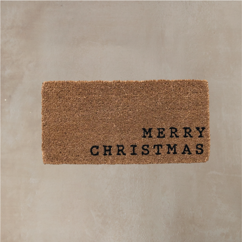 Christmas Coir Doormat