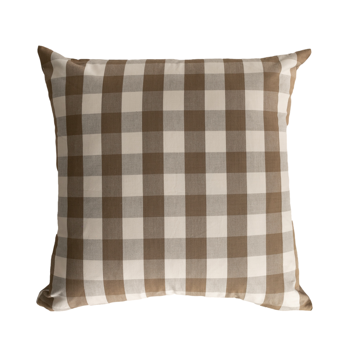 Harrison Check Pillow Cover - Chestnut - 22"x 22"