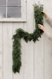Holiday Ranch Cedar Garland - 6'