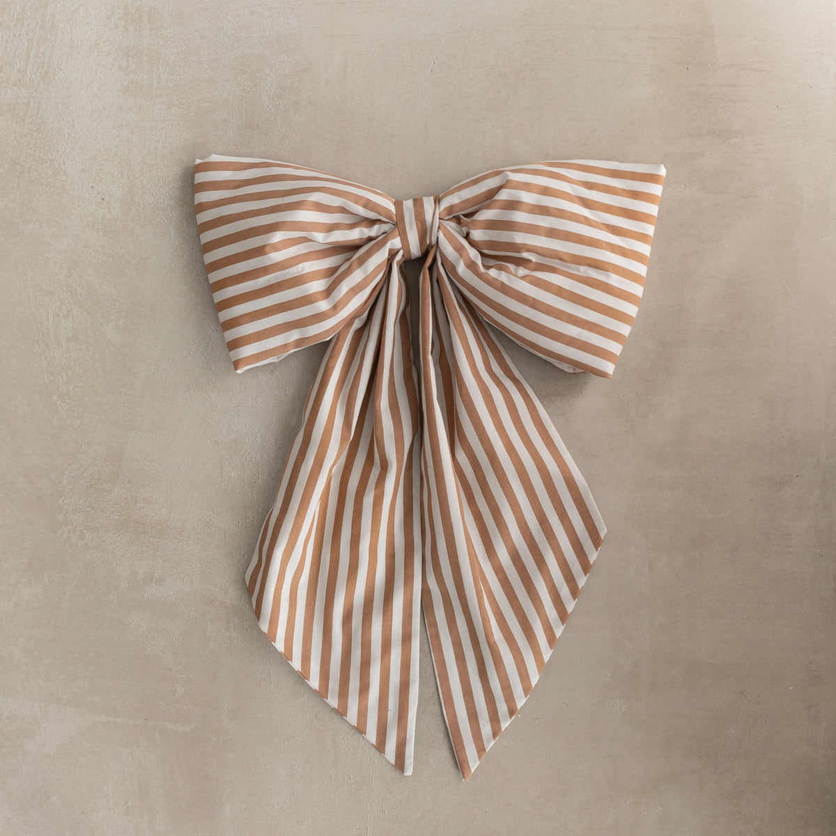 Oversized Cotswold Bow - Cotton Stripe