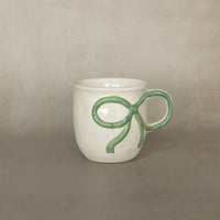 Holiday Ribbon Mugs