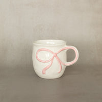 Holiday Ribbon Mugs