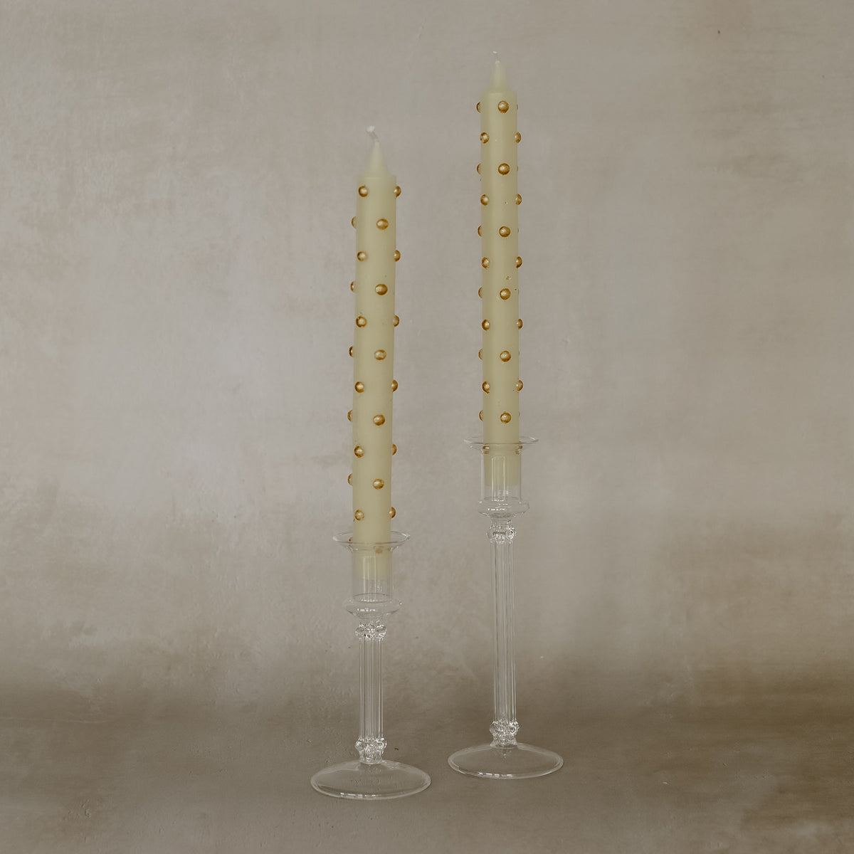 Sutton Glass Candle Holders