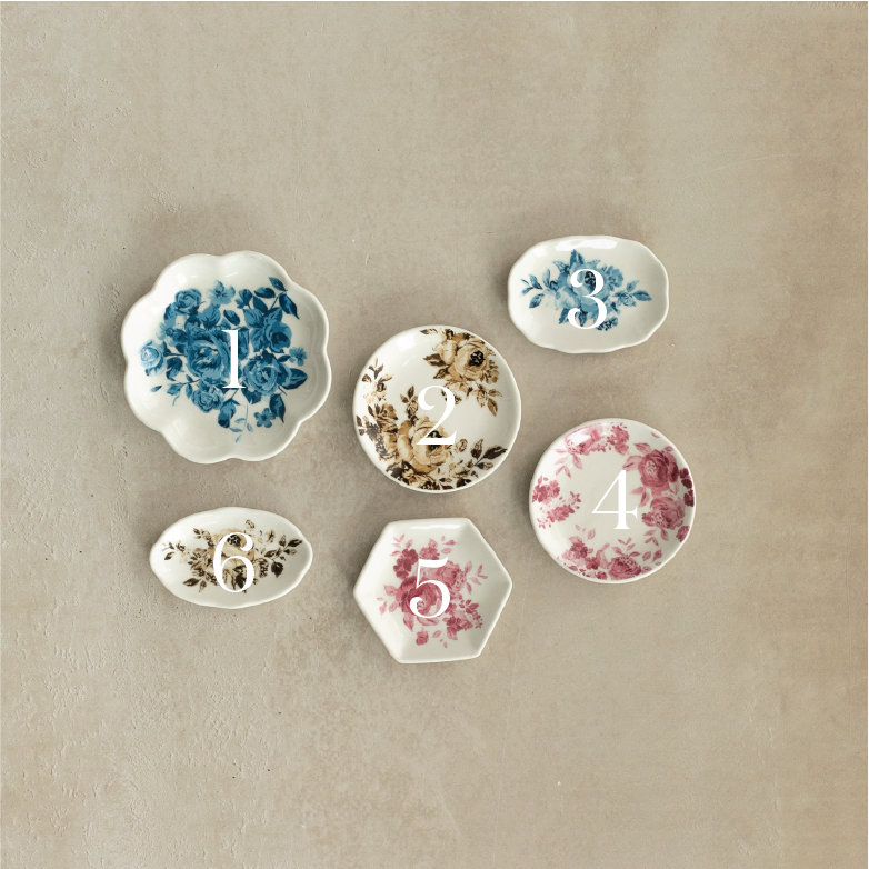 Lucy Stoneware Plate Magnets