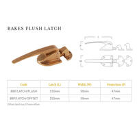 Bakes Flush Latch