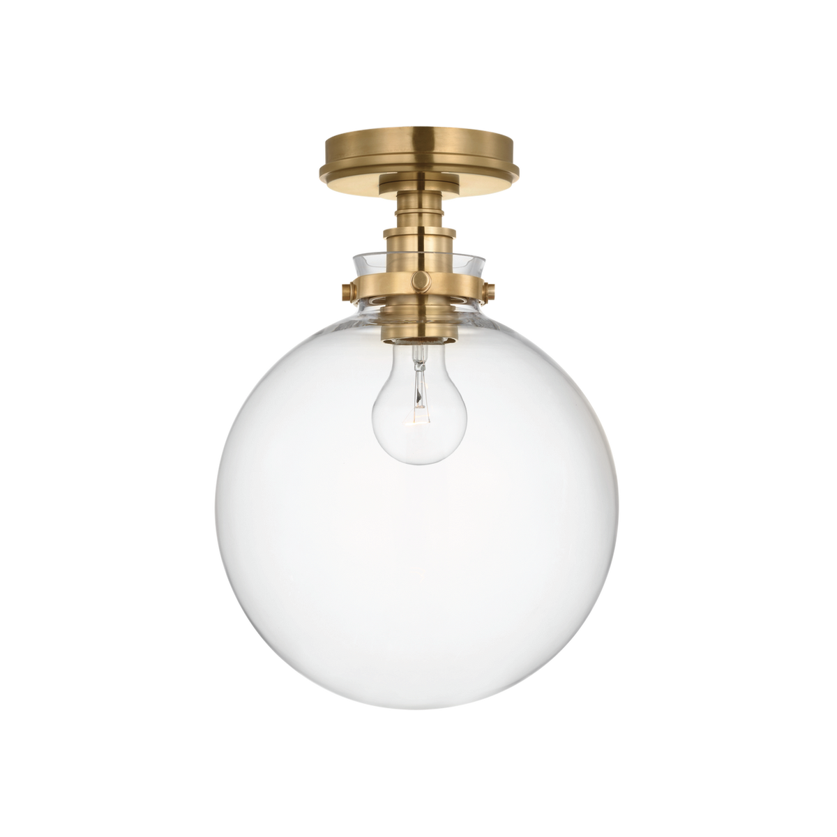 Parkington 10" Globe Flush Mount