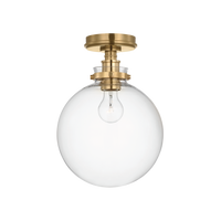 Parkington 10" Globe Flush Mount
