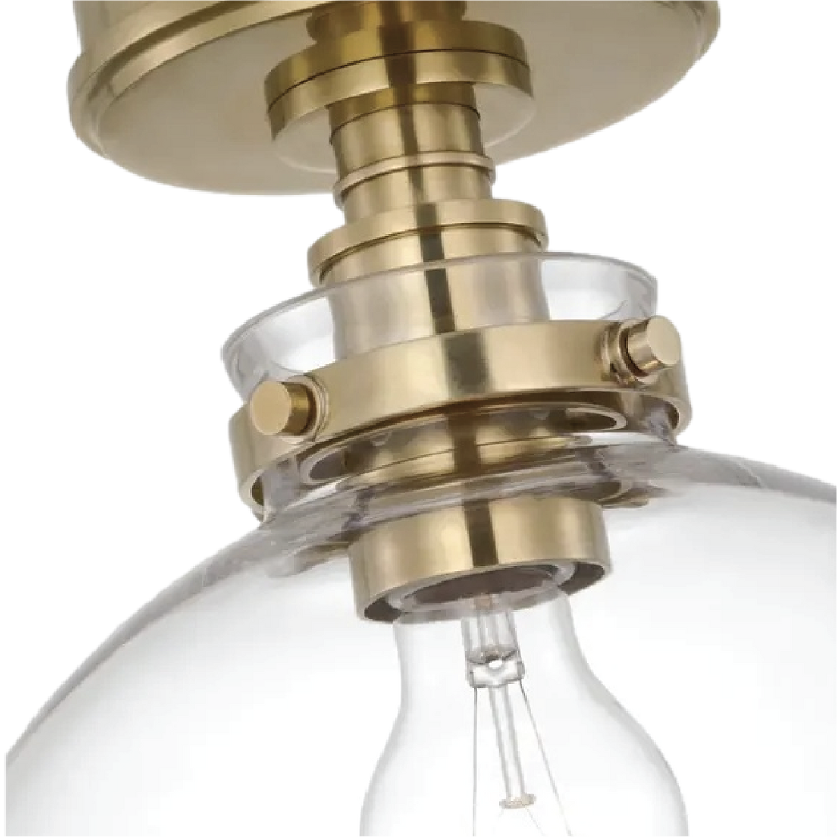 Parkington 10" Globe Flush Mount