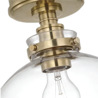 Parkington 10" Globe Flush Mount