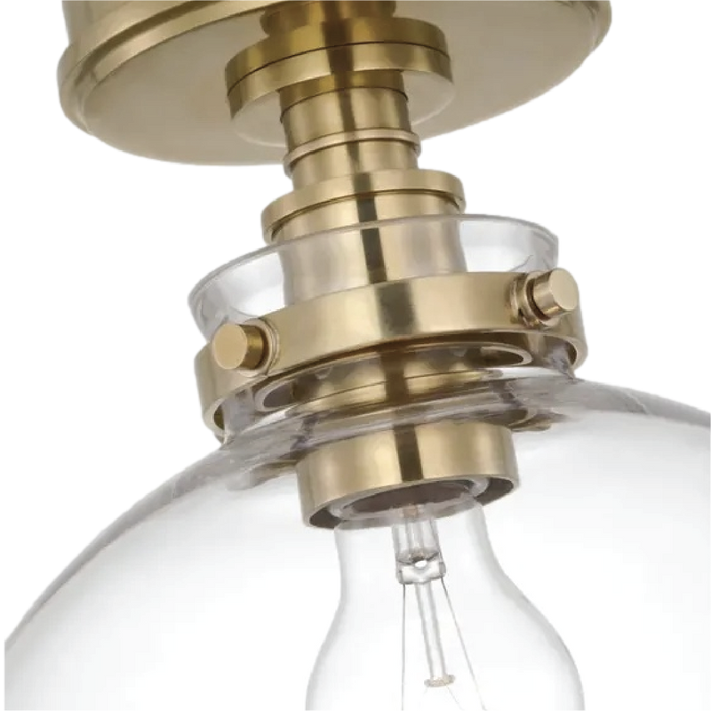 Parkington 10" Globe Flush Mount
