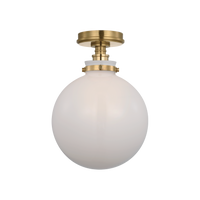 Parkington 10" Globe Flush Mount