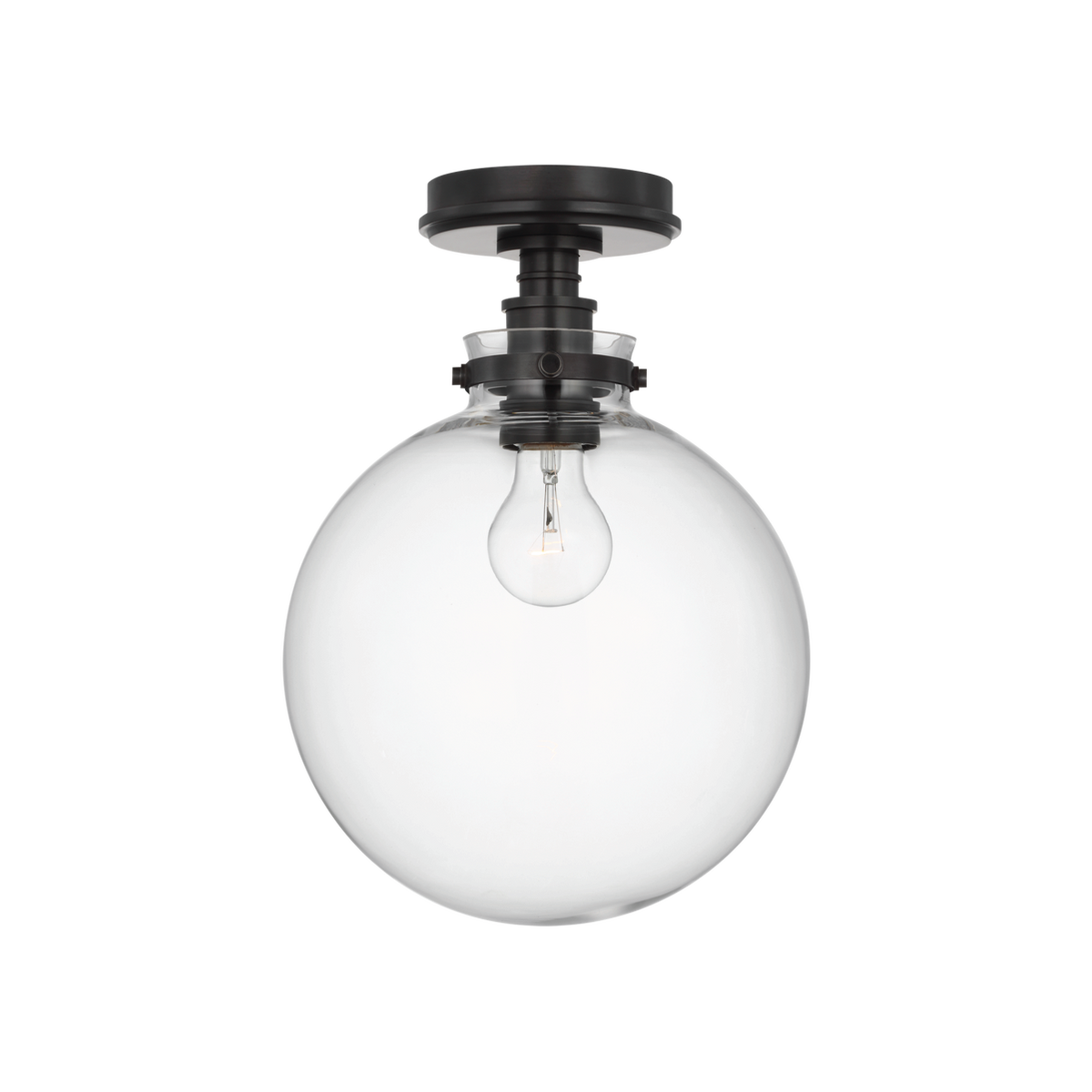 Parkington 10" Globe Flush Mount