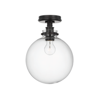 Parkington 10" Globe Flush Mount