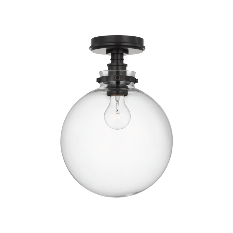 Parkington 10" Globe Flush Mount