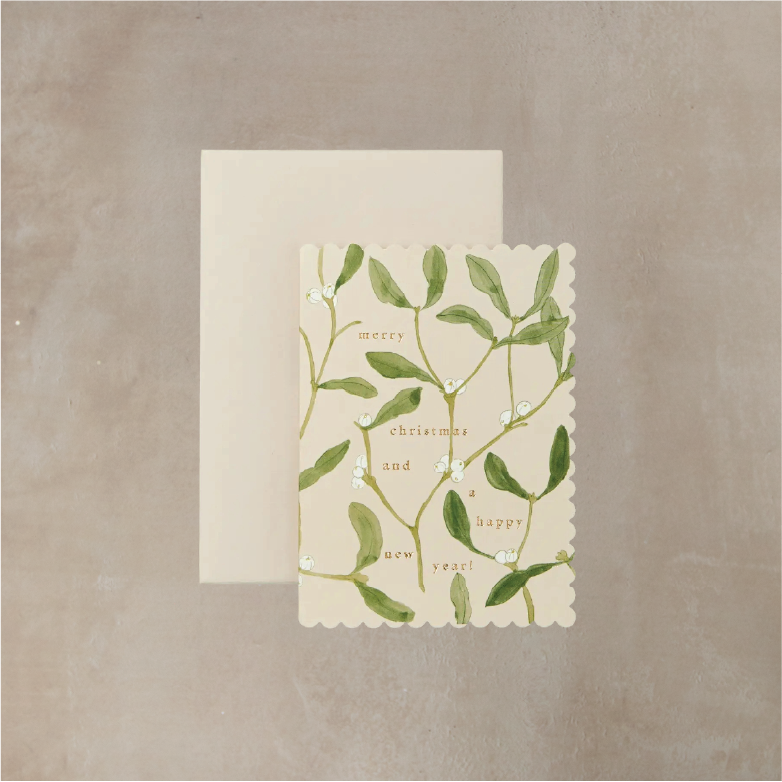 Greeting Card - Merry Mistletoe