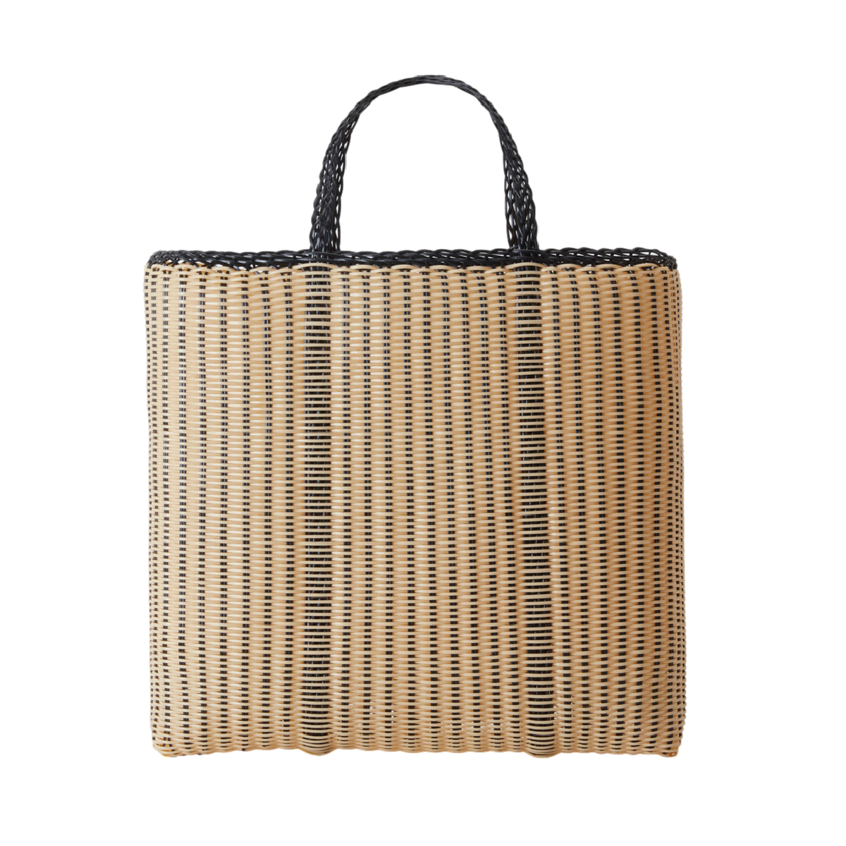 Edge Large Tote - Black + Cream