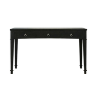Curba Desk - Hand-Rubbed Black