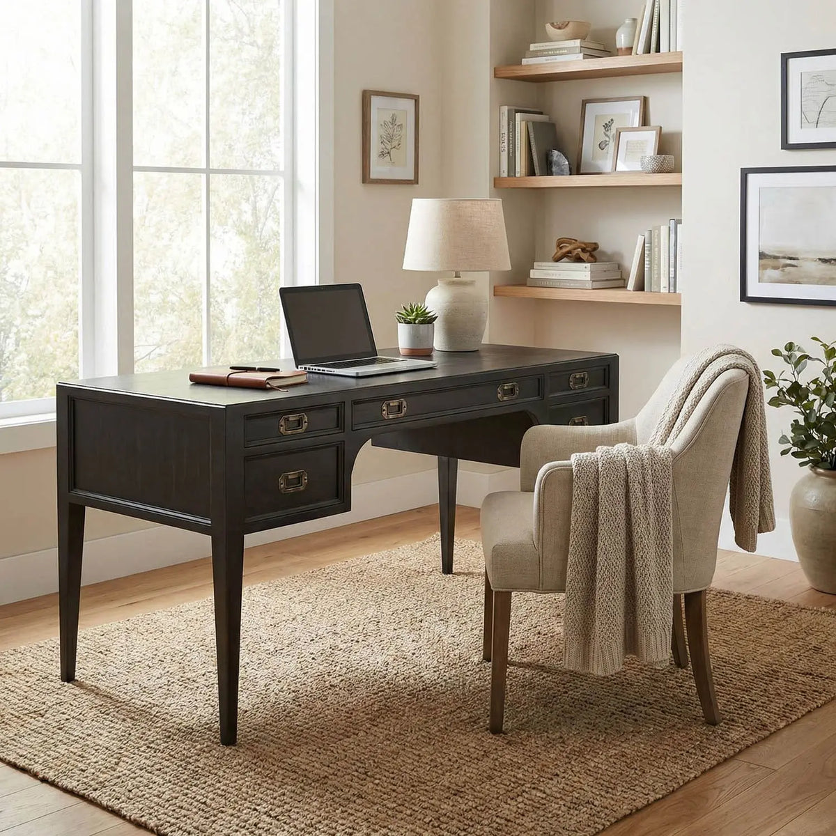Africa Desk - Pale Black