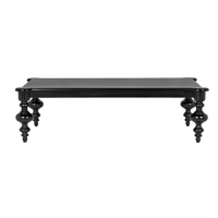 Graff Coffee Table - Hand-Rubbed Black