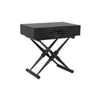 Zanta Nightstand - Pale Black