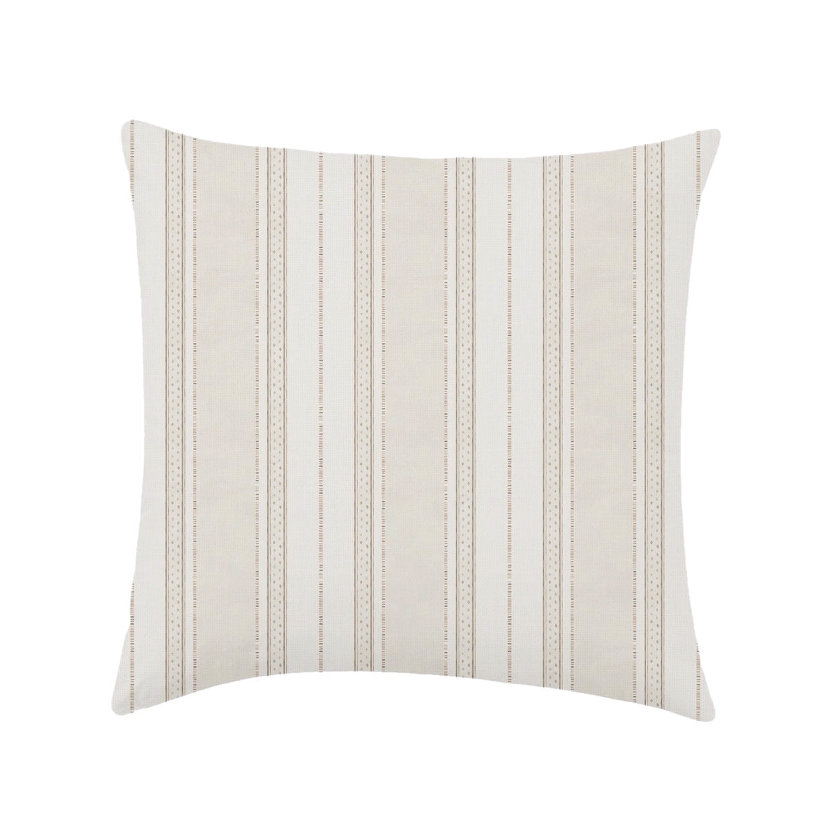 Harbour Stripe Pillow Cover - Sand  - 22" x 22"