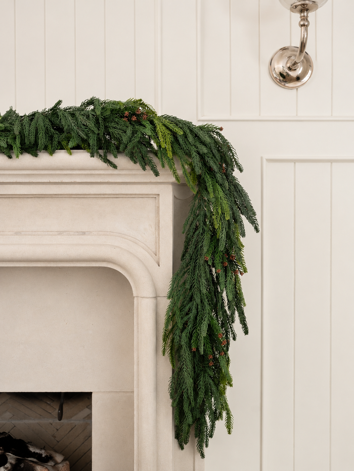 Vermont Evergreen Garland - 6'